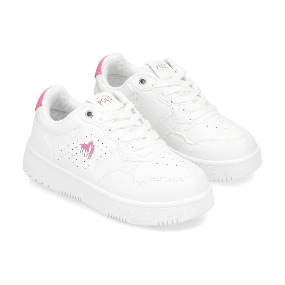 Zapatilla Infantil Niña The King's Polo Club White image number 1.0