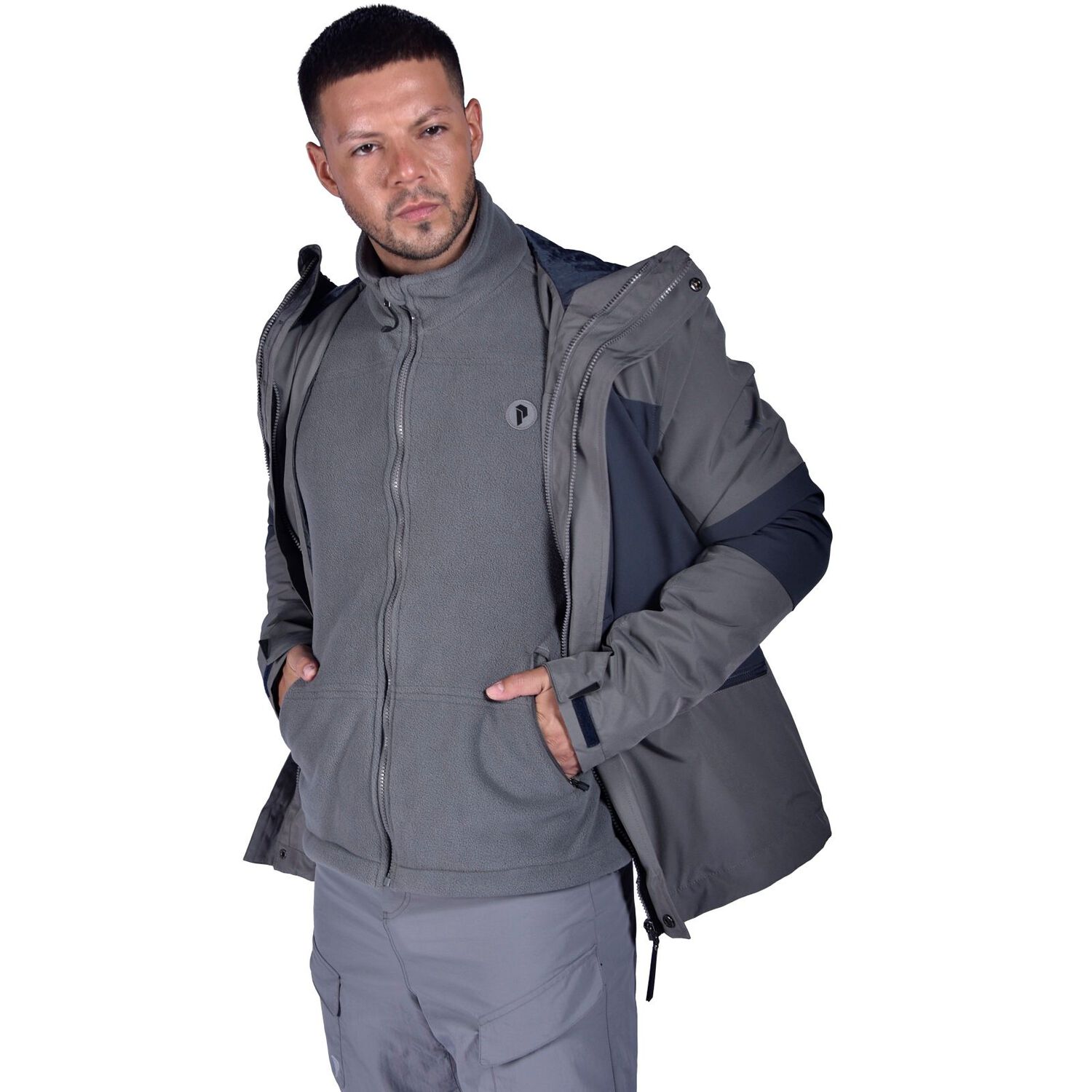 3 En 1 Peak Performance Hombre Hoary Gris Oscuro/gris Onix image number 1.0