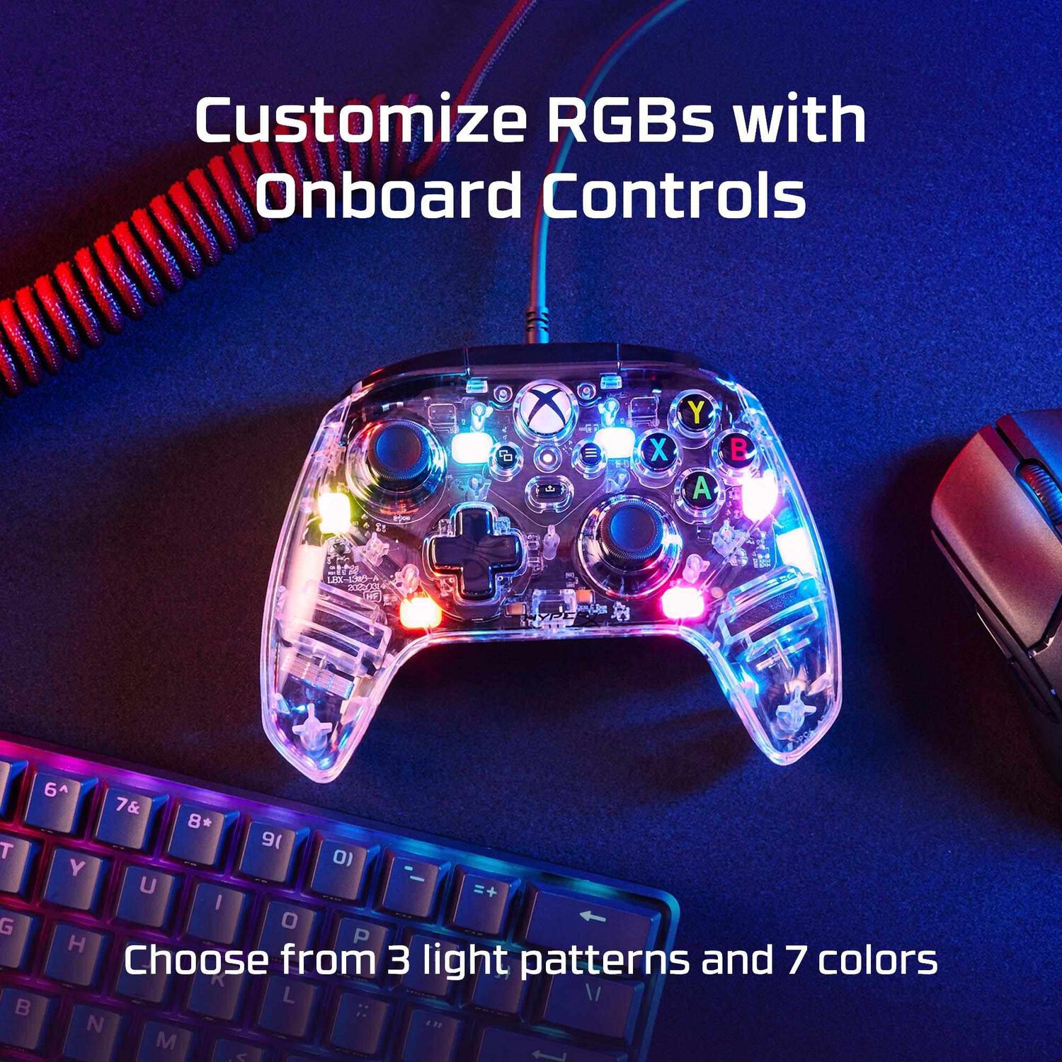 Gamepad Wired Hyperx Clutch Gladiate Rgb Multiplataformas image number 5.0