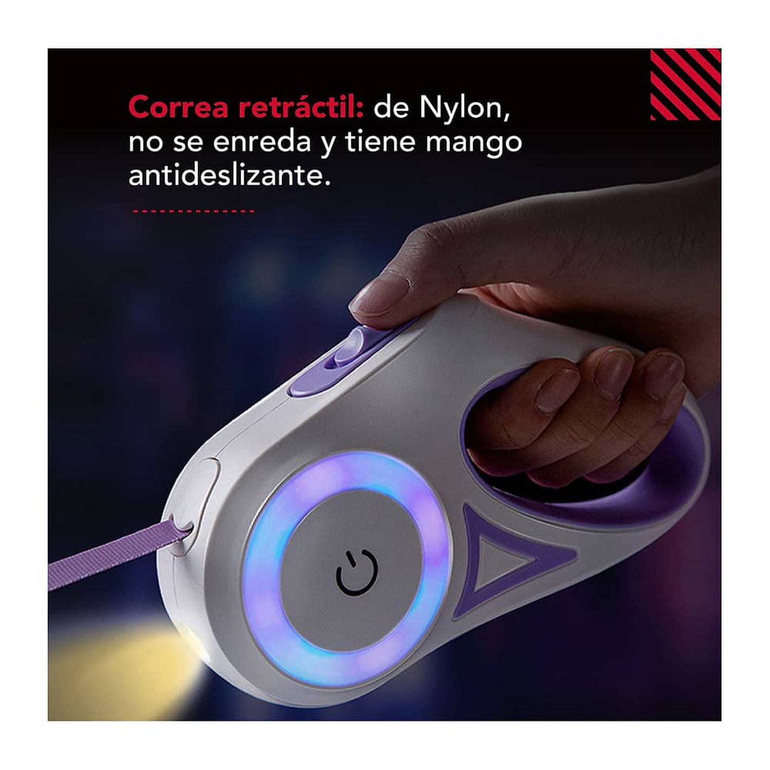 Correa Luminosa Thor Light Leash S image number 4.0