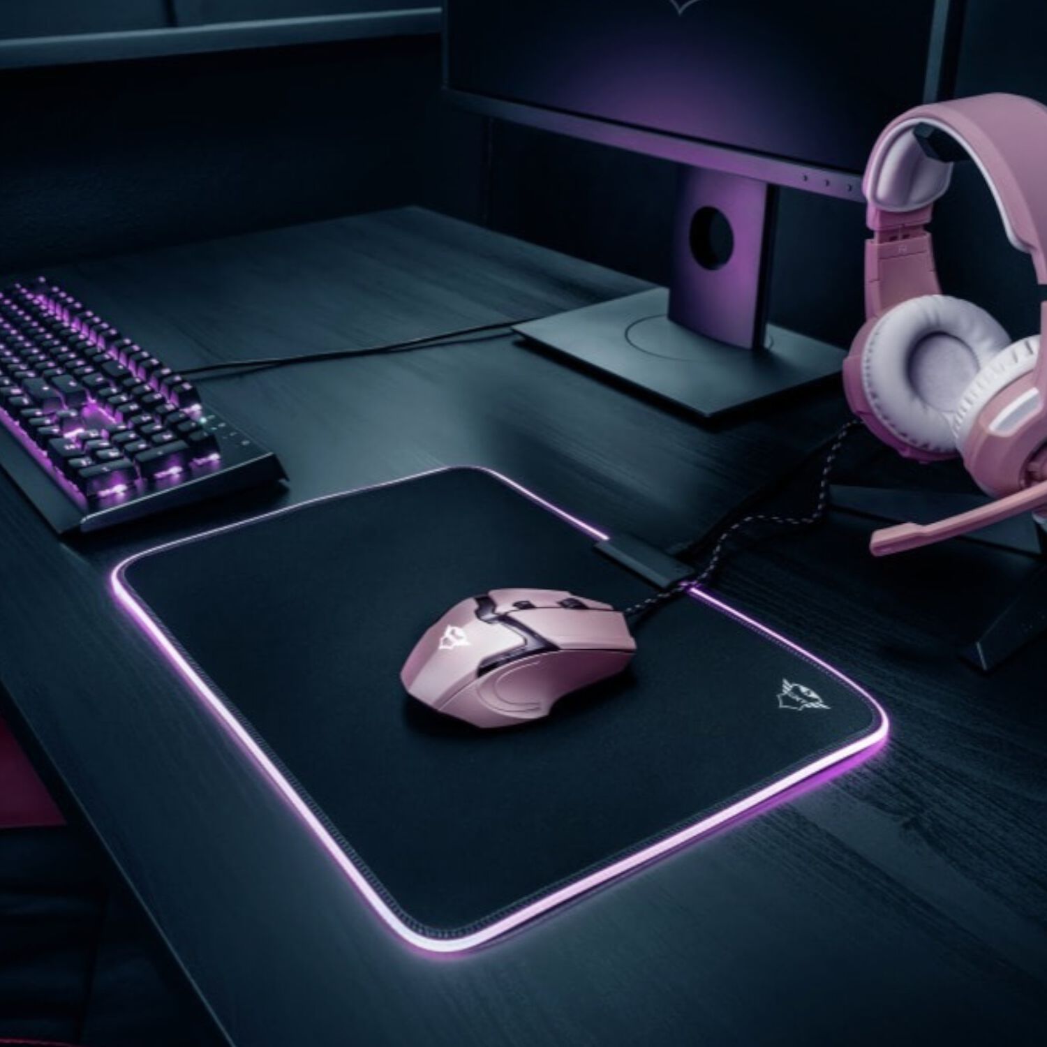 Mouse Gamer Rosado Trust Gxt 101p Retro-iluminado image number 5.0