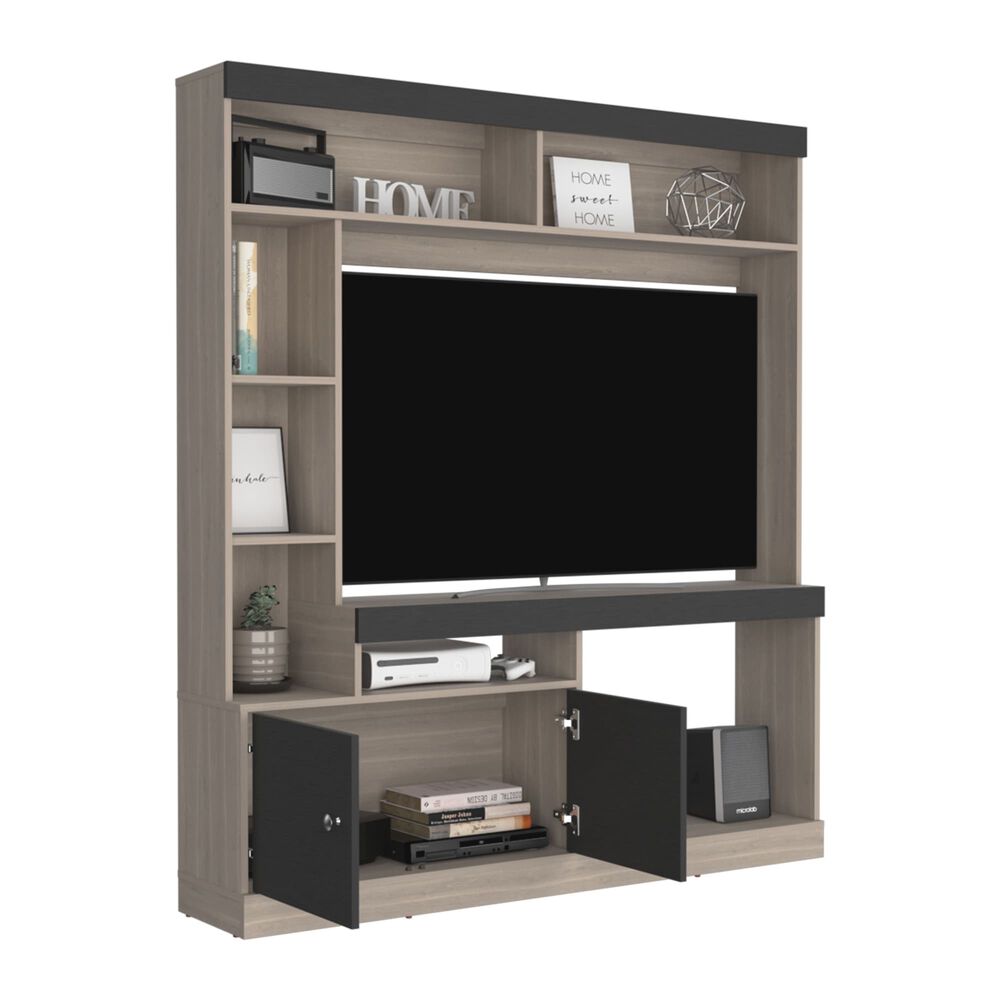 Estante Tv 65" 180,6x180x30,3 Cm 2 Puertas image number 2.0