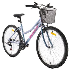 Bicicleta Mountain Bike Bianchi St Lady Con Canasto / Aro 26