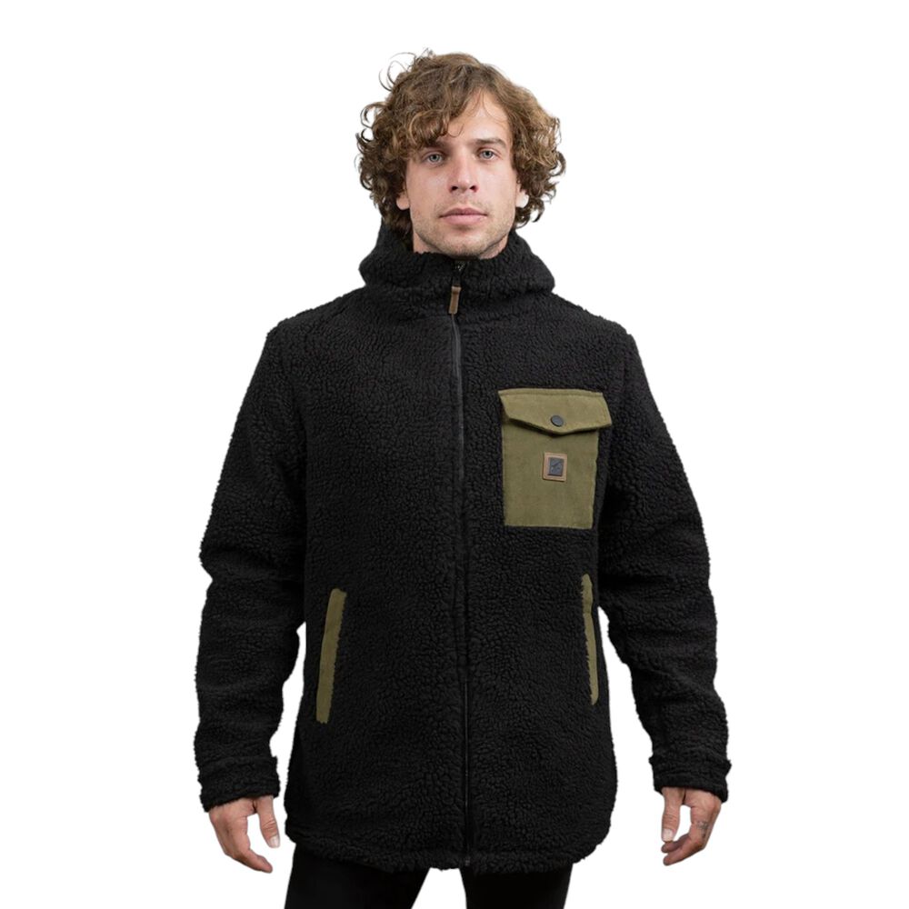 Chaqueta Canvas Reversible Woodstone V2 Verde Hombre Falcone image number 3.0