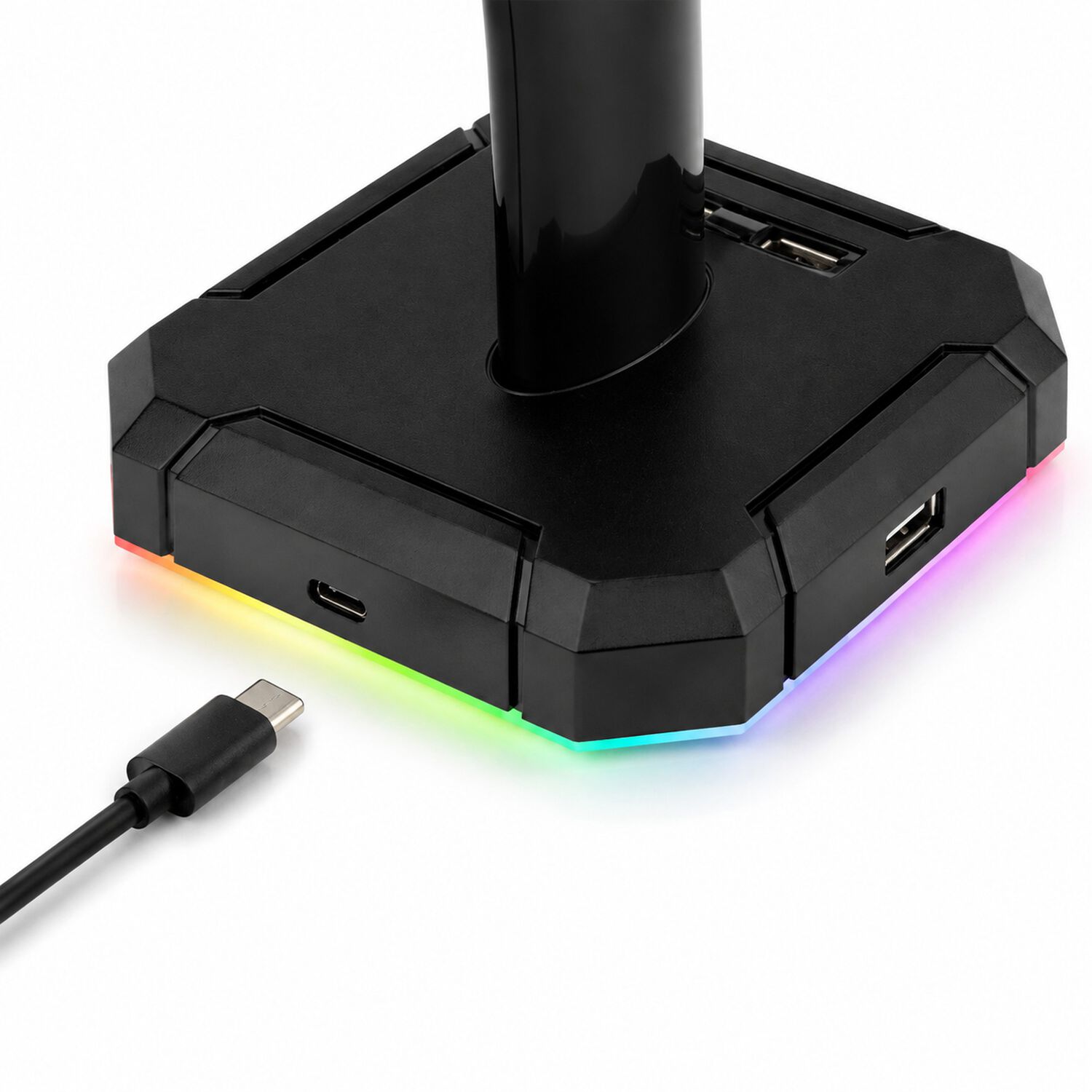 Soporte Para Aud&iacute;fonos Redragon Scepter Con Hub Usb Full Rgb image number 5.0