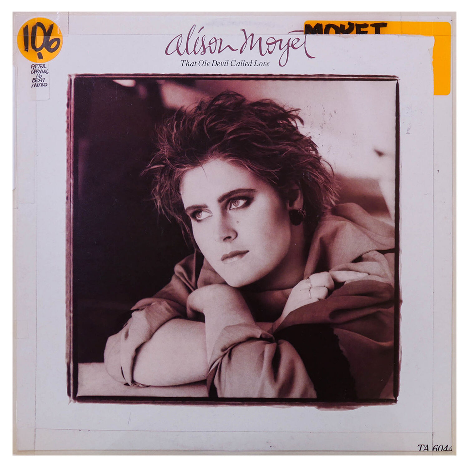 Alison Moyet - That Ole Devil Called Love (lp Versi&oacute;n + Jazz Version) | 12" Maxi Single Usado image number 0.0