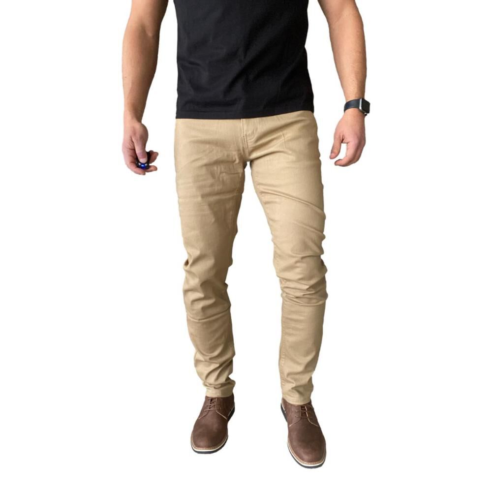 Pantalón Tela Elasticado Slim Fit Colores image number 35.0