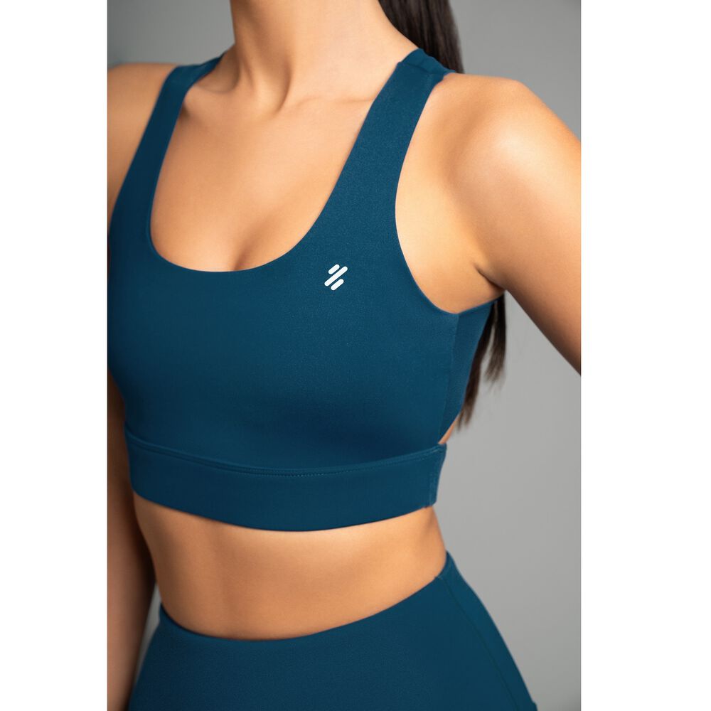 Ultimate Bra Sport Mujer Blue Opal - M image number 1.0