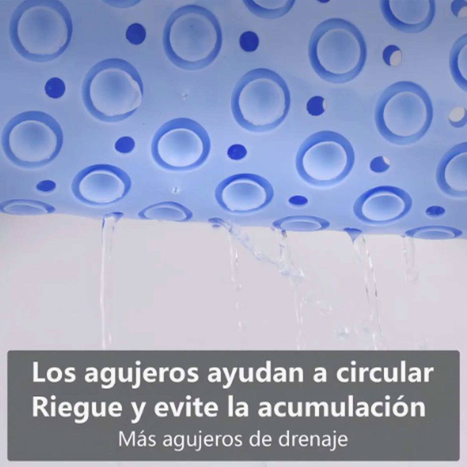 Goma Antideslizante Ducha Celeste image number 2.0