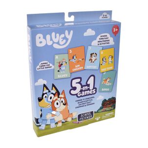 Juego De Cartas 5 En 1 Bluey