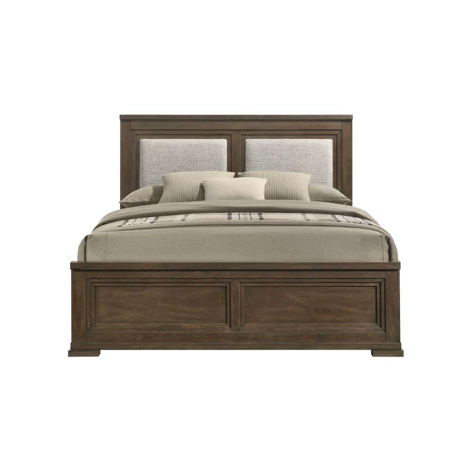 Cama Casaideal Austral 2 Plaza + Respaldo + C&oacute;moda Espejo / 6 Cajones image number 1.0