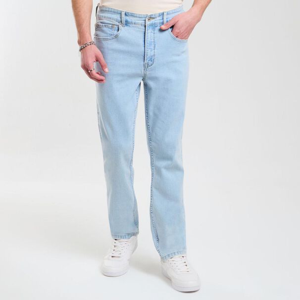Jeans Tiro Medio Slim Hombre Skuad