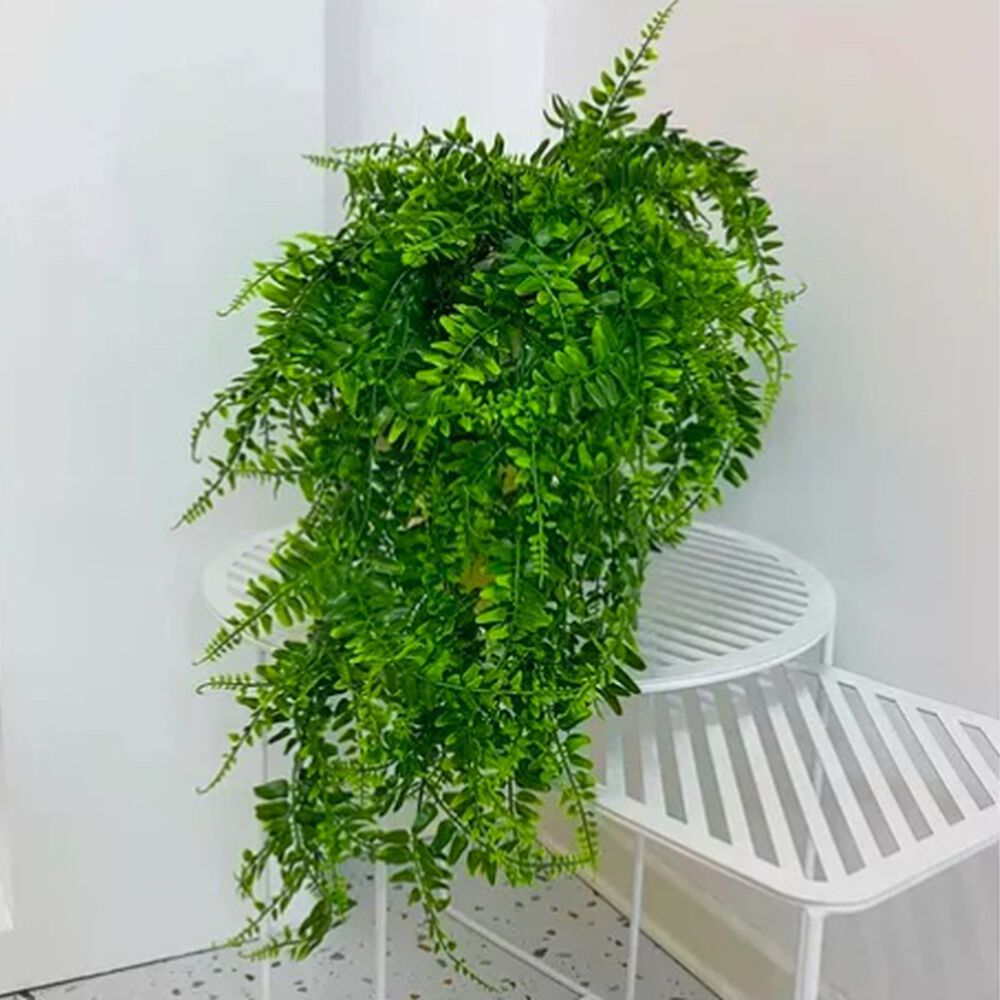 Helecho Fino Colgante Flor Artificial Vara Frondosa image number 3.0