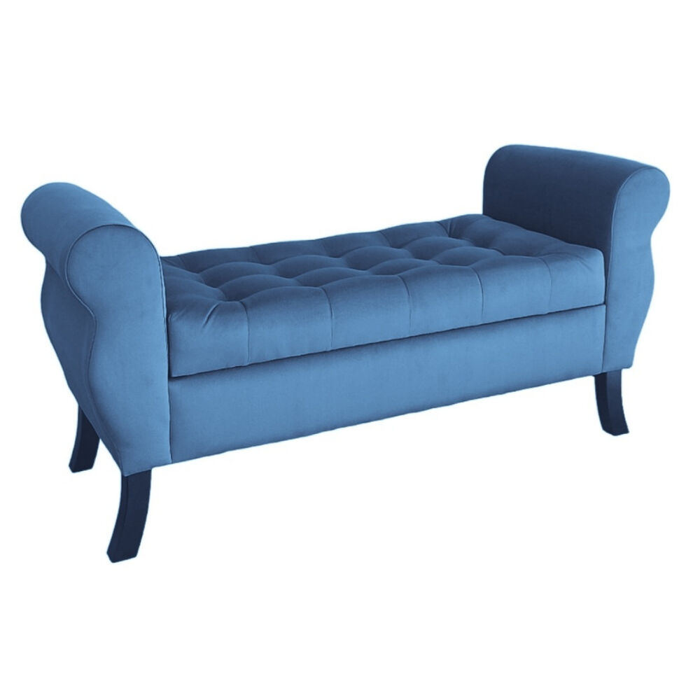 Banqueta Baul Diva Color Azul Petroleo image number 2.0