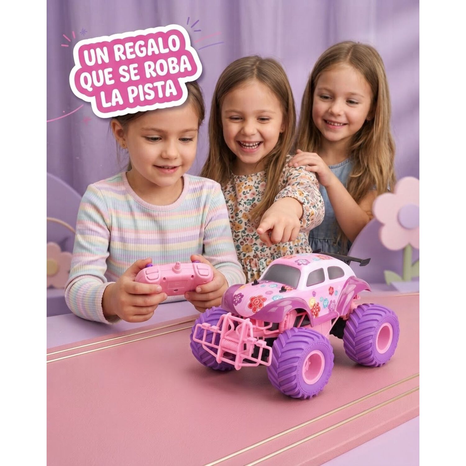 Auto Camioneta 4x4 Rally Control Remoto Todo Terreno Juguete image number 18.0