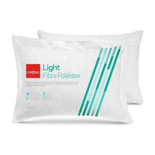 Almohadas Rosen King Pack 2 De Microfibra Light 50x90cm