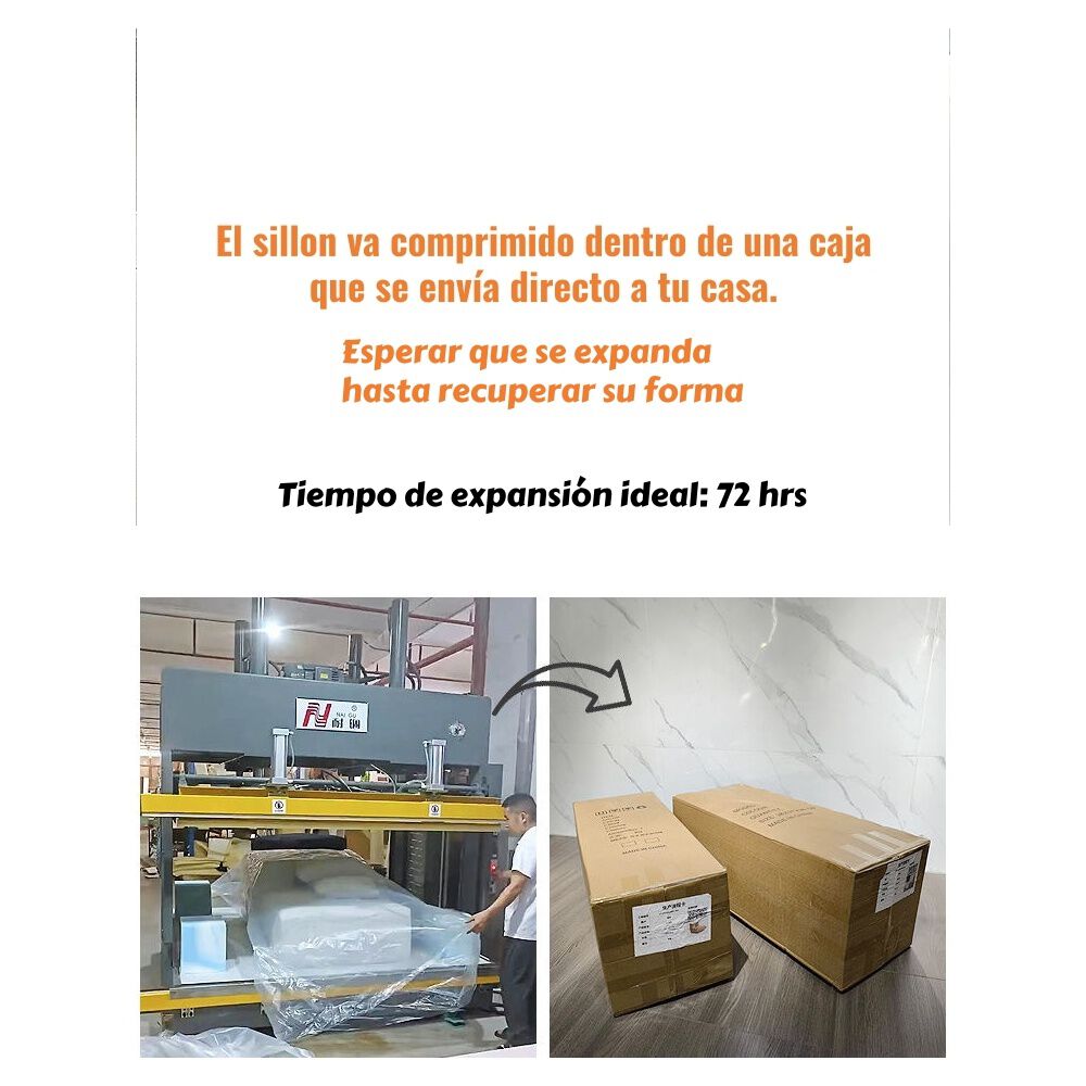 Sillon Sofa Cama Comprimido Convertible 3 En 1 K04 Azul image number 2.0