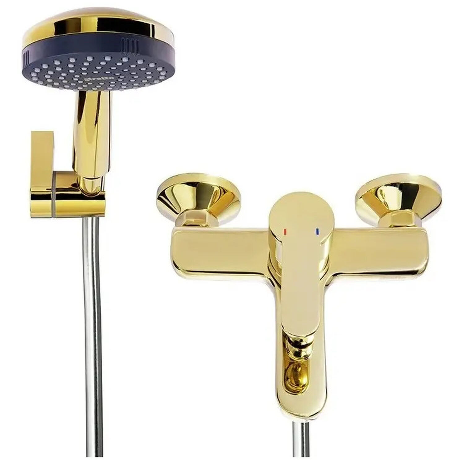 Monomando Llave Grifo Para Tina Ducha Modelo Arona Color Dorado image number 1.0
