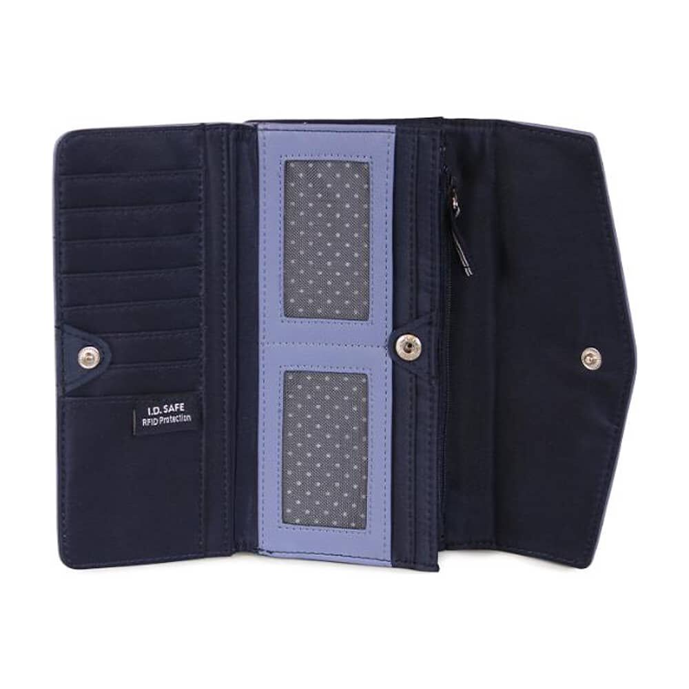 Billetera De Mujer Ania Azul Nautica image number 1.0