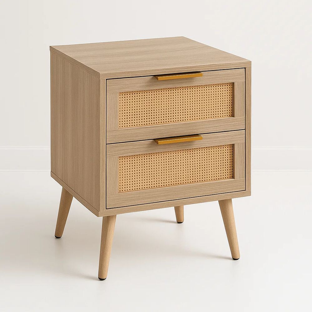 Velador Eames Mesh Doble 40x55 - Madera Oscura Walnut image number 0.0