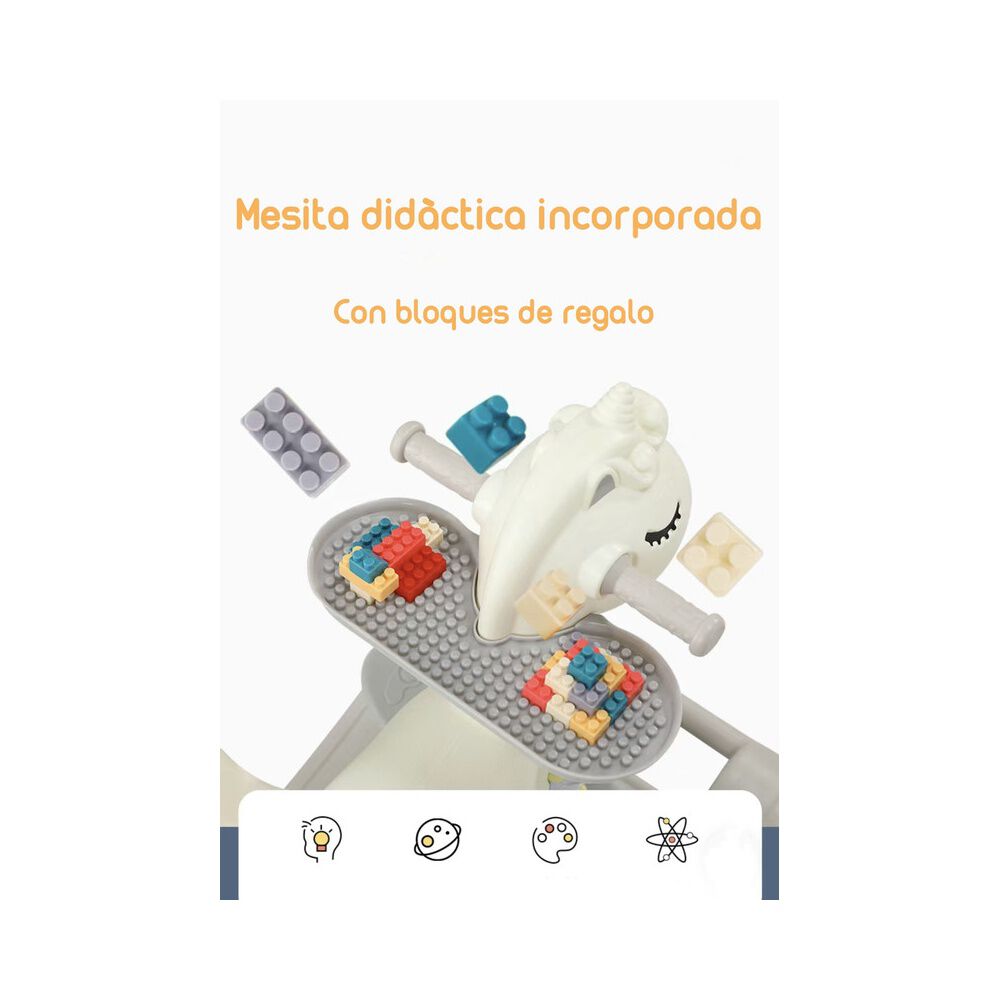 Correpasillo Andador Balance 3 En 1 Con Accesorios Blanco image number 3.0