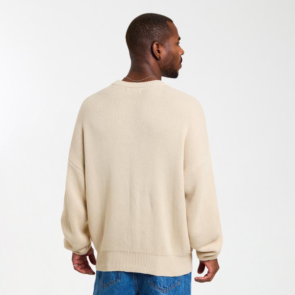 Sweater Slim Manga Larga Cuello Redondo Hombre Rolly Go image number 3.0
