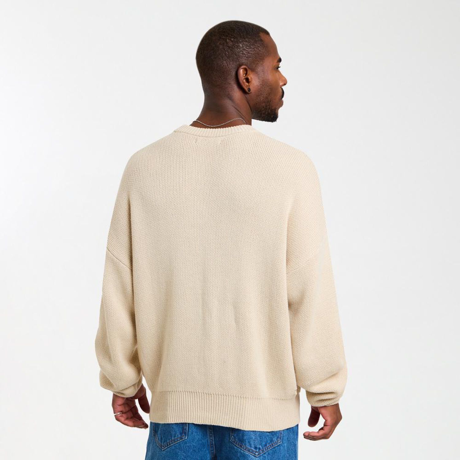 Sweater Slim Manga Larga Cuello Redondo Hombre Rolly Go image number 3.0
