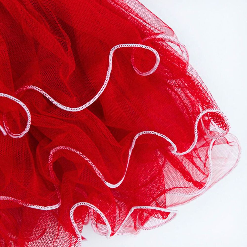 Vestido De Navidad Para Ni&ntilde;as Con Tul 2 A 6 A&ntilde;os Manga Larga Brillo De Navidad image number 5.0