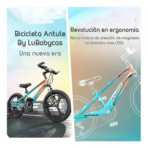 Bicicleta Infantil 8-10 A&ntilde;os Aro 20 Lubabycas Rosada