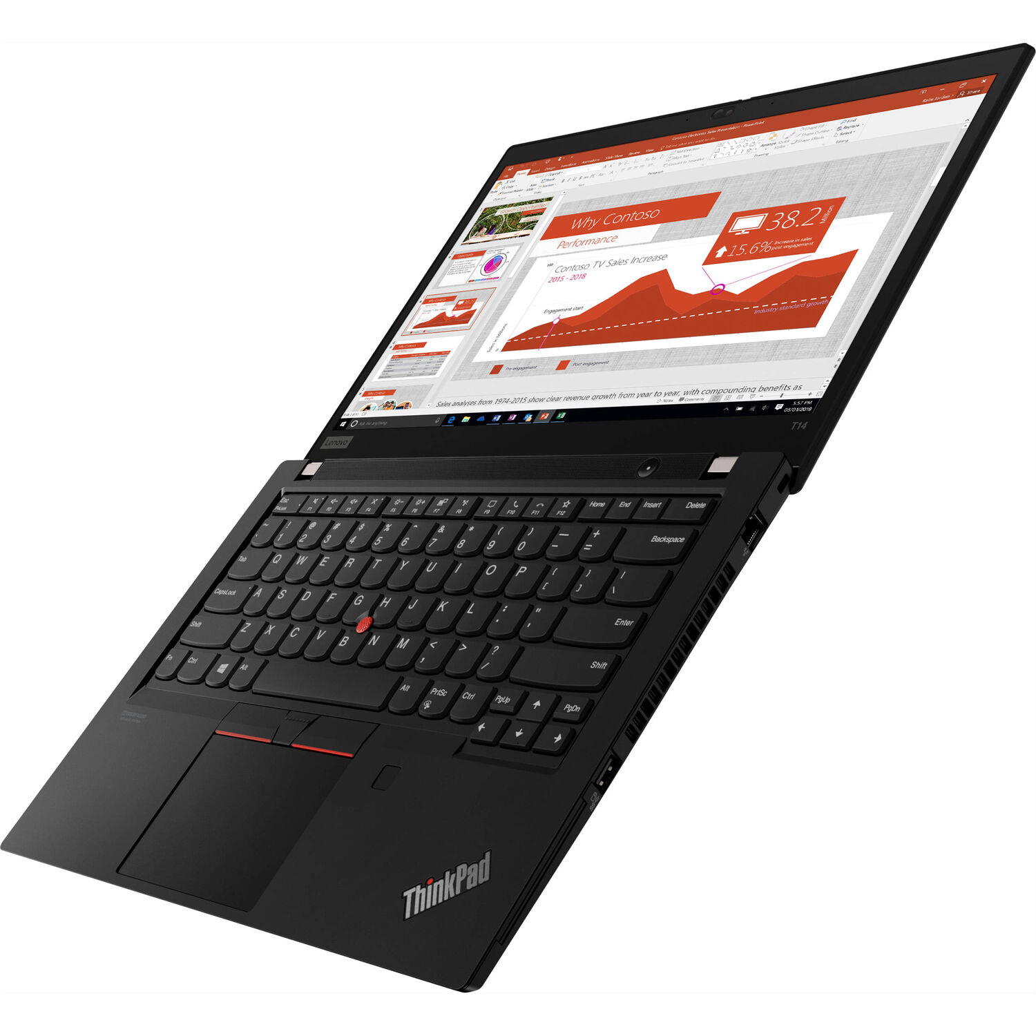 Notebook Lenovo Thinkpad T14 14" | Amd Ryzen 5 Pro 4650u | 16gb Ram | 256gb Ssd | W11 | Reacondicionado Grado A image number 2.0