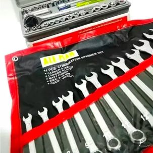 Juego De 11 Llaves Punta Corona + Caja De Dados 40 Piezas