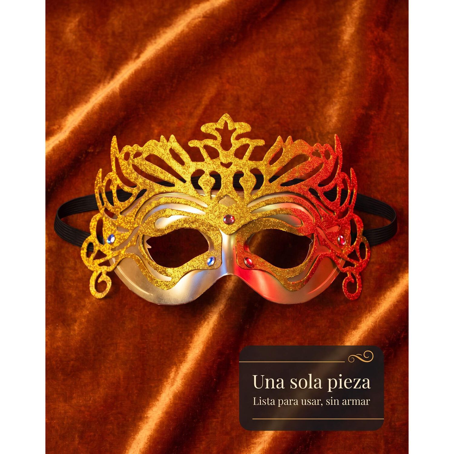 M&aacute;scaras Misterio Veneciano Antifaz Disfraz Sexy Venecianas image number 12.0