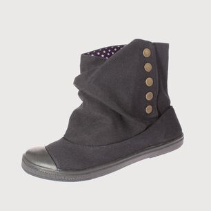 Bot&iacute;n Lona Negro V&iacute;a Franca Art. 5h0988black