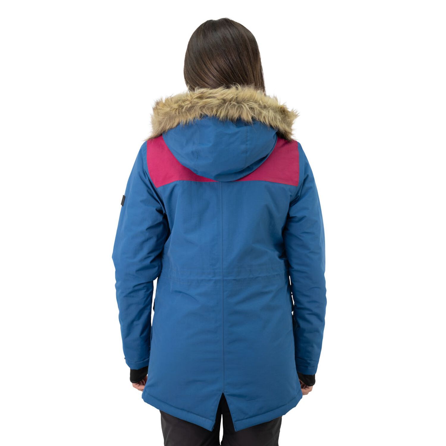 Parka Impermeable Hw Kodiak Mujer Azul image number 2.0