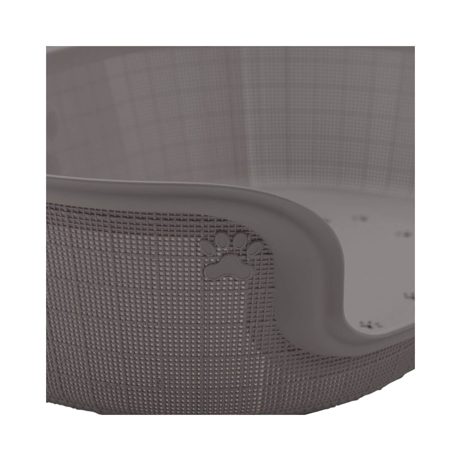 Cama De Mascota Plastico Con Cojin Caf&eacute; 77x54x23 Cm Rimax image number 4.0
