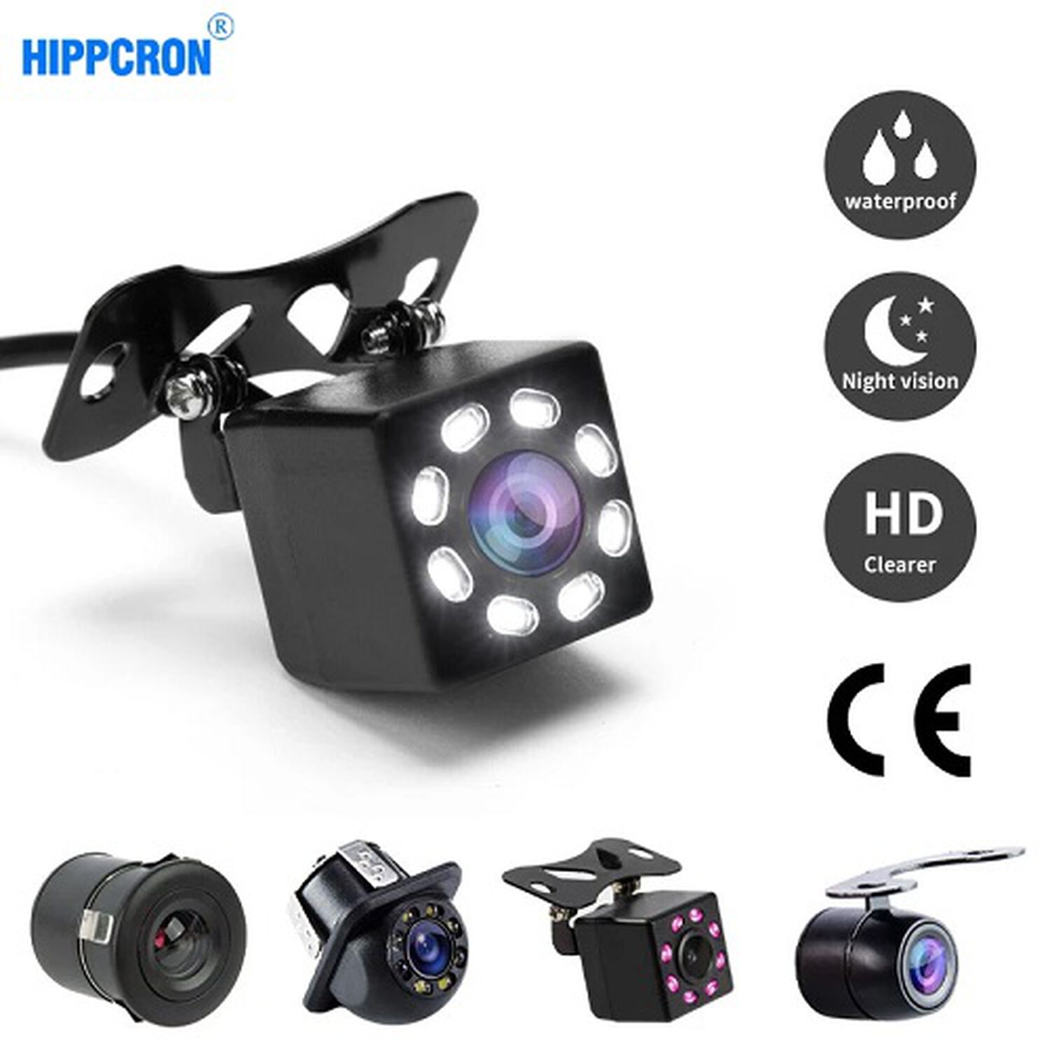 Camara De Retroceso Trasera 12 Led Infrarrojos Vision Nocturna image number 1.0