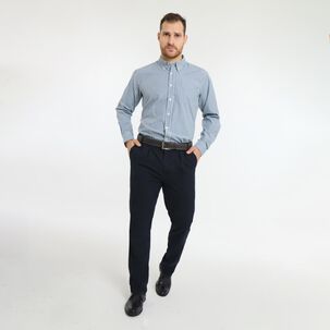 Pantalón Liso Tiro Medio Regular Hombre Herald