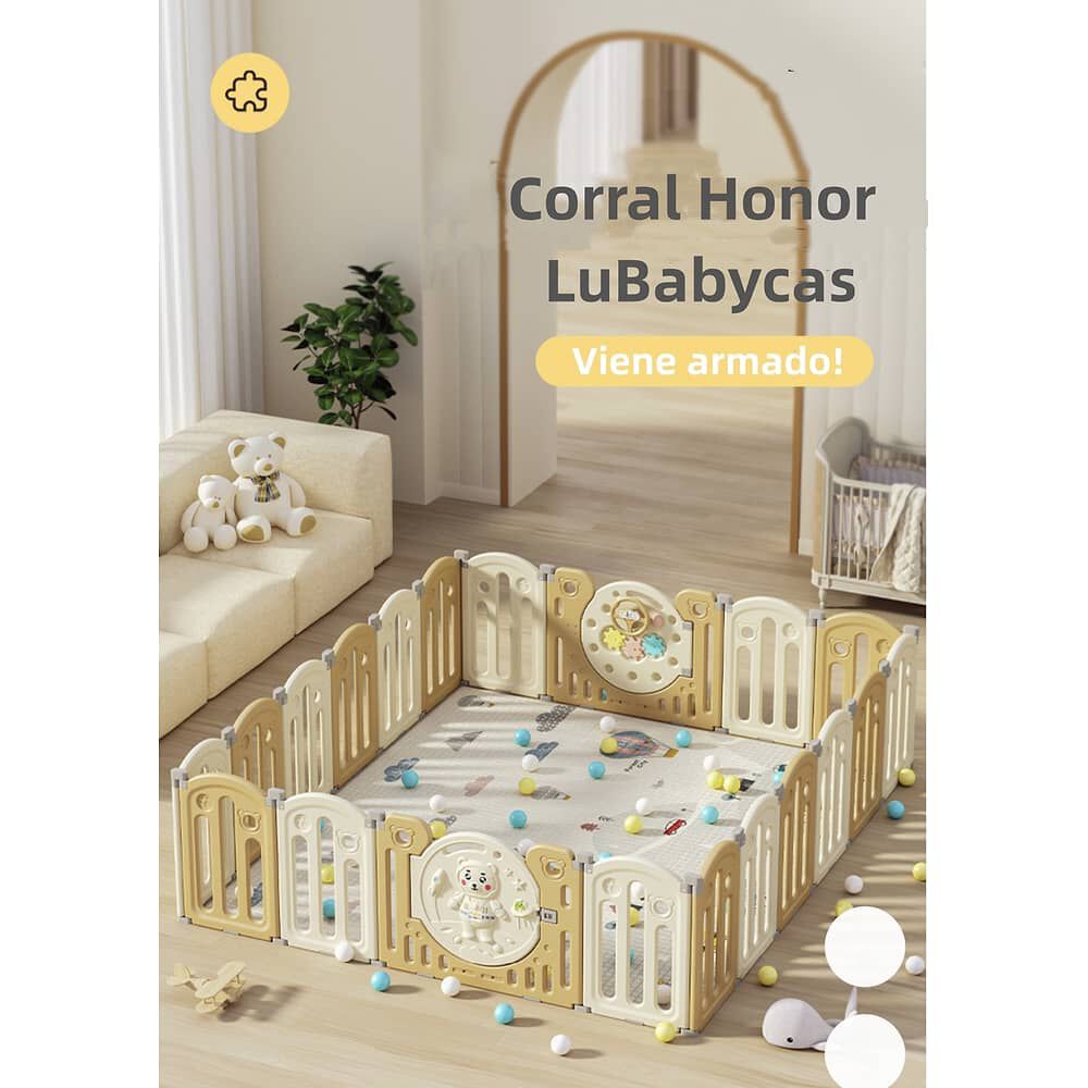 Corral Beb&eacute; 199x230cm Con Accesorios Lubabycas image number 3.0