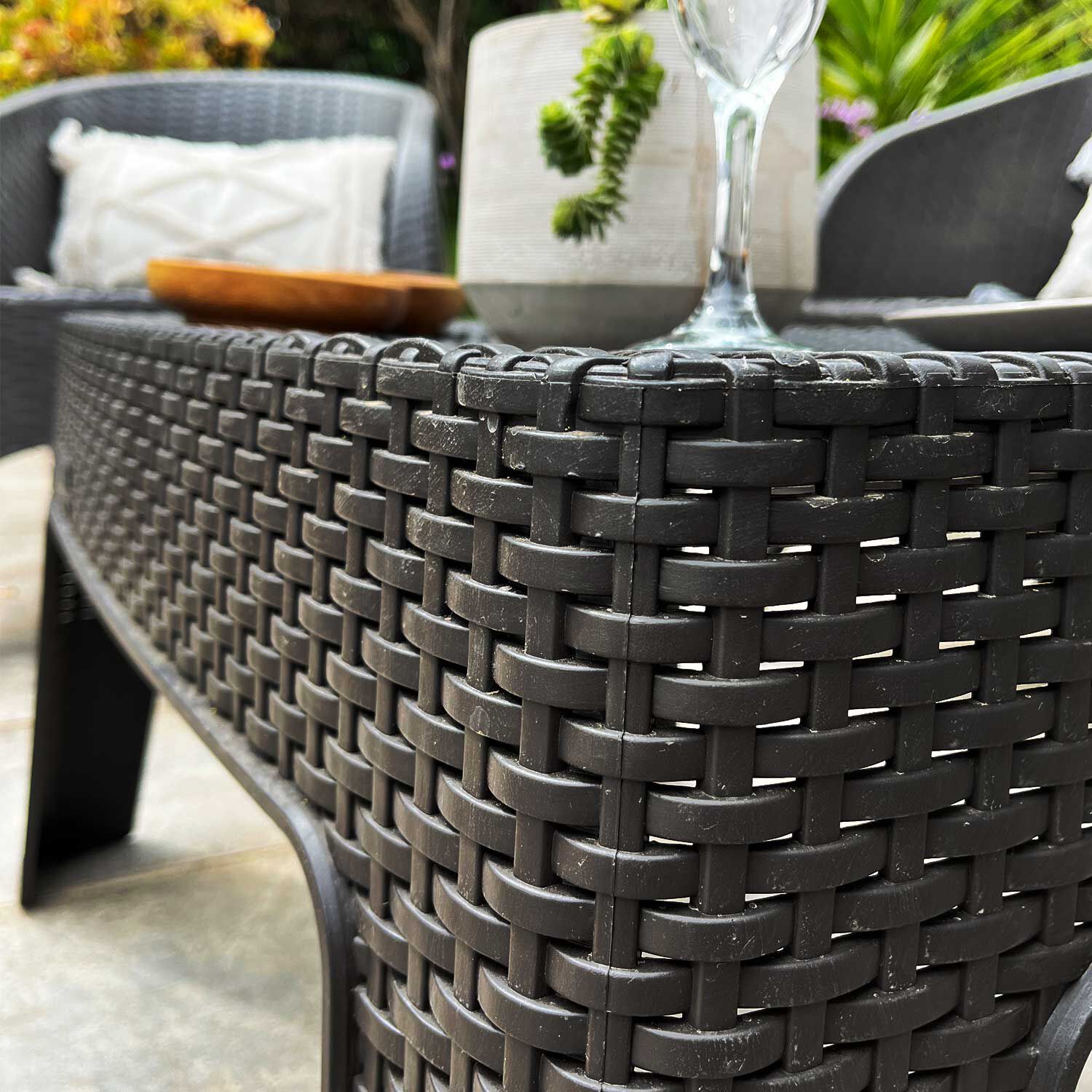 Juego Living Terraza Bai Familiar Chocolate 4 Personas image number 3.0