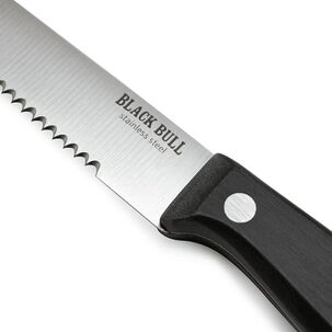 Cuchillo Para Carne 23cm Steak Black Bull Asado Parrilla