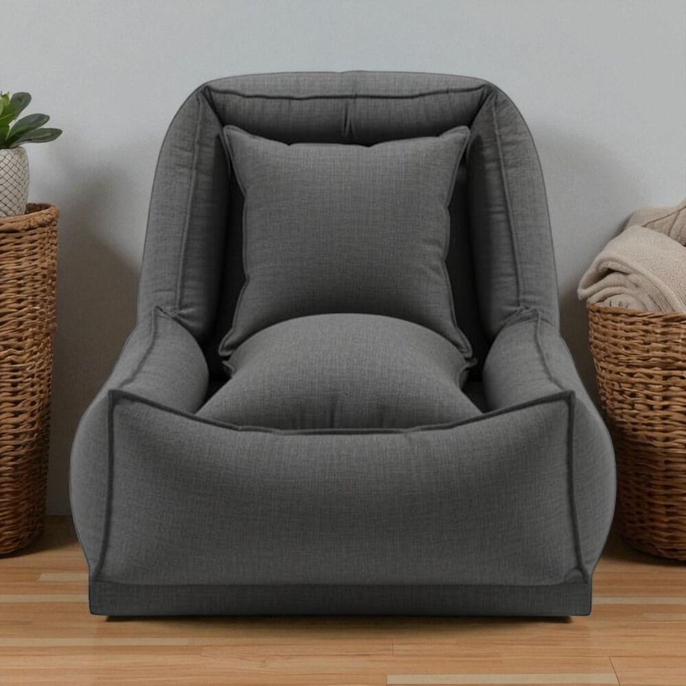 Sofa Cama Bed Lino Gris Oscuro image number 1.0