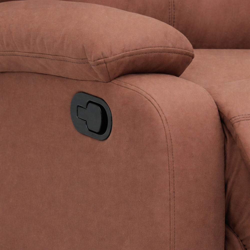 Berger Sof&aacute; Reclinable Milan 3 Cuerpos Caf&eacute; image number 5.0