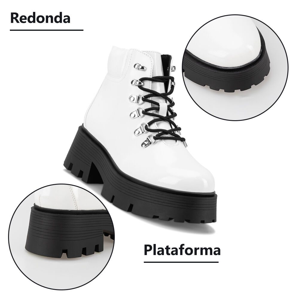 Botin Mujer Lucía Blanco Weide image number 6.0