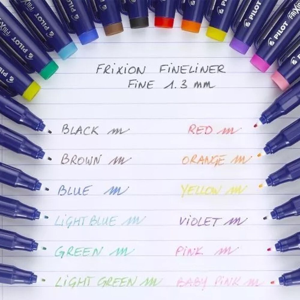 Set De Lapices Pilot Frixion Fineliner X 12 Unidades image number 5.0