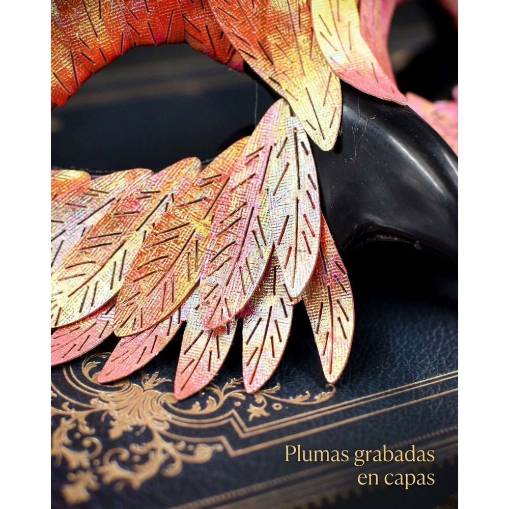 M&aacute;scara Pajaro Ave Plumas Carnaval Veneciano Para Disfraz image number 13.0