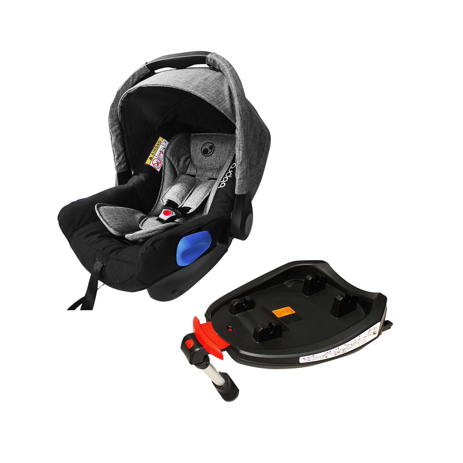 Silla De Auto Zoe Gris + Base Isofix image number 0.0