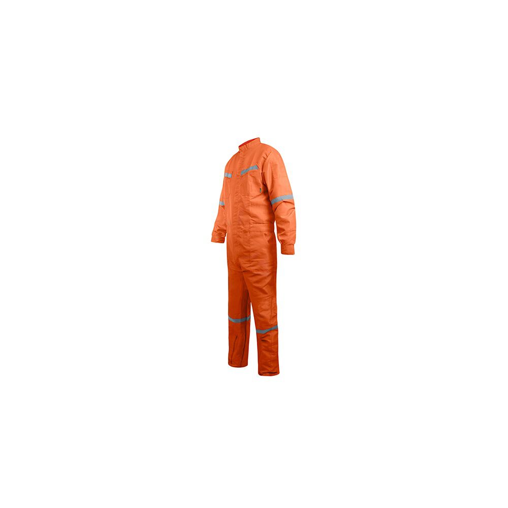 Overol Poplin C/cinta Naranjo image number 1.0