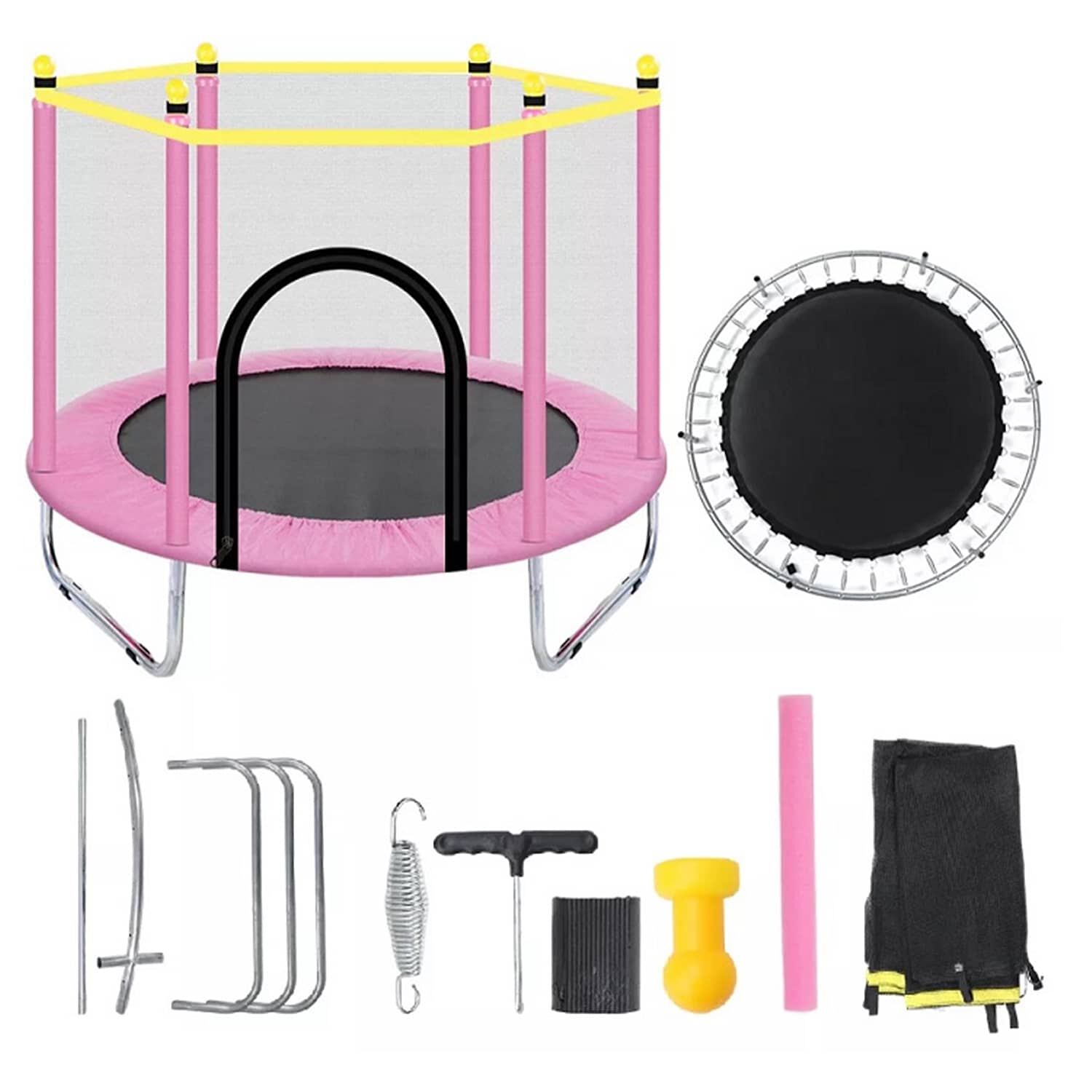 Cama Elastica Trampolin De Ni&ntilde;os Rosada image number 3.0