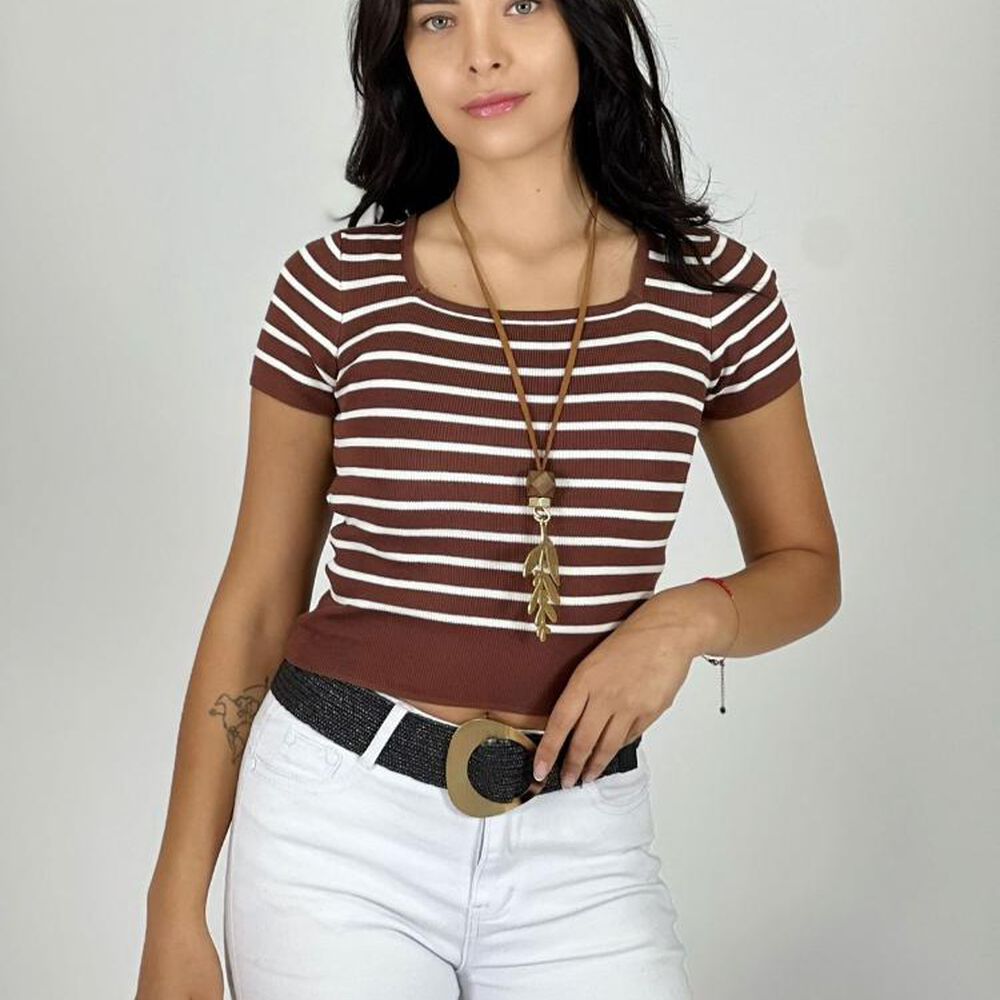 Polera Top De Líneas image number 2.0
