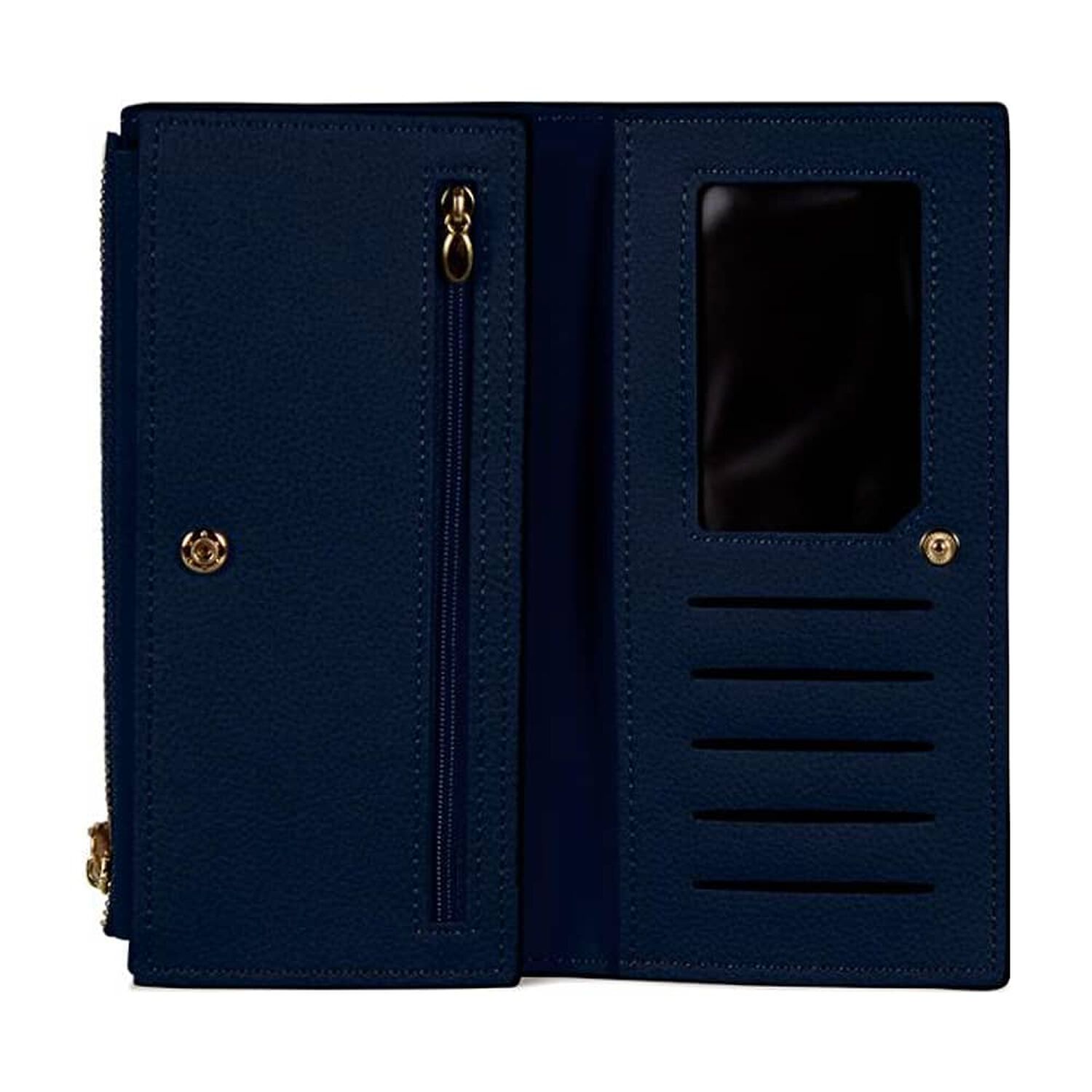 Billetera Mujer Delia Azul Carven image number 1.0